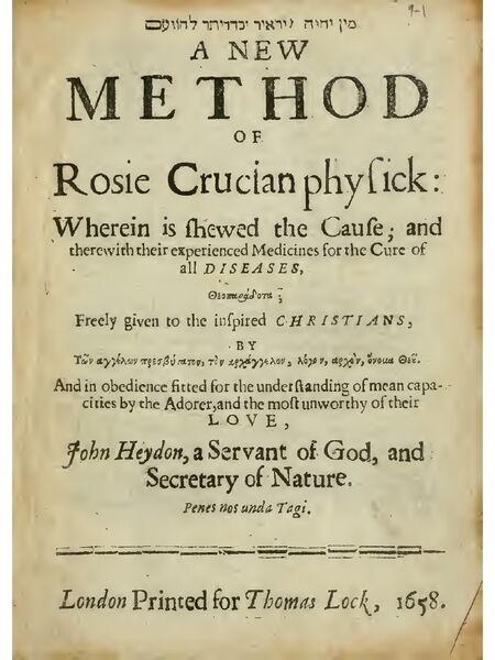 450px-Rosie_crucian_physick_page-0001 A New Method of Rosie Crucian Physick