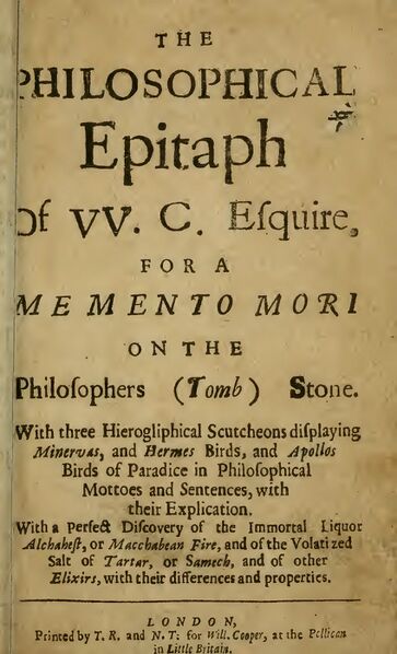 363px-The_Philosophical_Epitaph_of_W.C._Esquire_-_W_Cooper_(1675)-6_page-0001 The Philosophical Epitaph of W. C. Esquire
