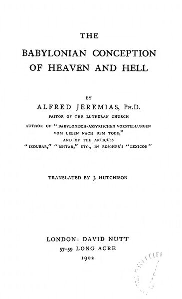365px-The_Babylonian_Conception_Of_Heaven_&_Hell The Babylonian Conception of Heaven and Hell