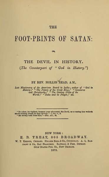 370px-The_Foot-Prints_of_Satan The Foot-Prints of Satan