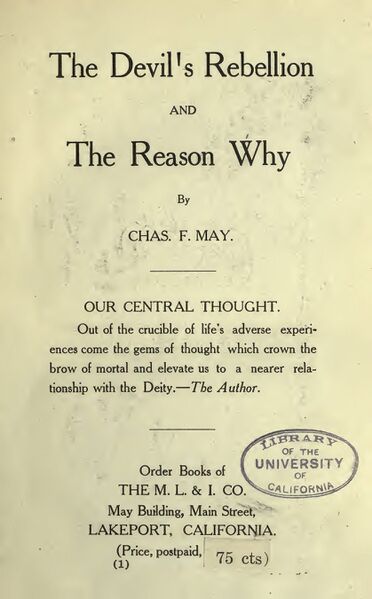 372px-The_Devil's_Rebellion_&_the_Reason_Why_-_C_F_May_(1910)-4_page-0001 The Devil's Rebellion and The Reason Why