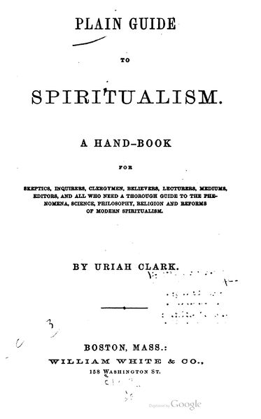 373px-Plain_Guide_to_Spiritualism Plain Guide to Spiritualism