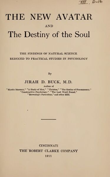 The New Avatar and The Destiny of the Soul