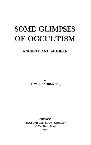 380px-Some_Glimpses_of_Occultism Some Glimpses of Occultism Ancient and Modern