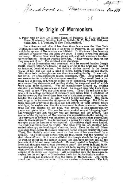 401px-Hand_book_on_Mormonism-2_page-0001 Handbook on Mormonism