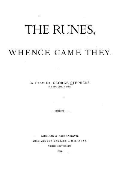 407px-The_Runes;_Whence_Came_They_-_G_Stephens_(1894)-3_page-0001 The Runes: Whence They Came