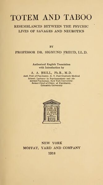 333px-Totem_&_Taboo_-_S_Freud_(1918)-3_page-0001 Totem and Taboo