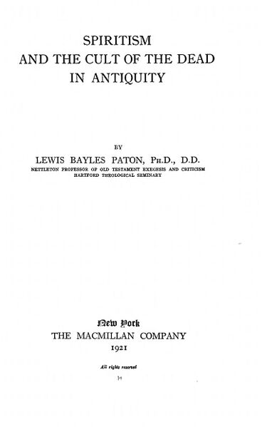 368px-Spiritism_&_the_Cult_of_the_Dead_in_Antiquity Spiritism and the Cult of the Dead in Antiquity