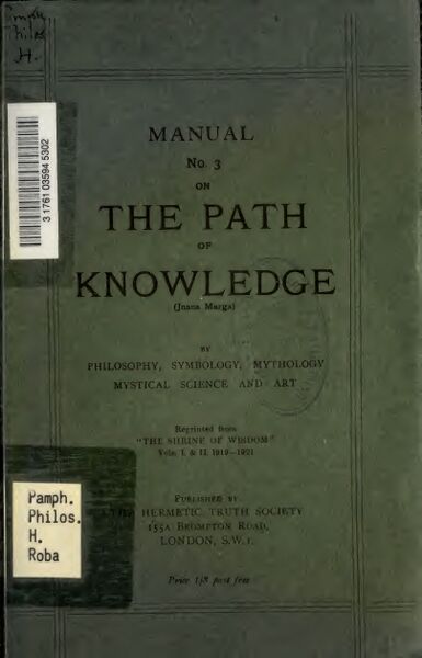 385px-The_Path_of_Knowledge-1_page-0001 Manual No. 3 on The Path of Knowledge (Jnana Marga)