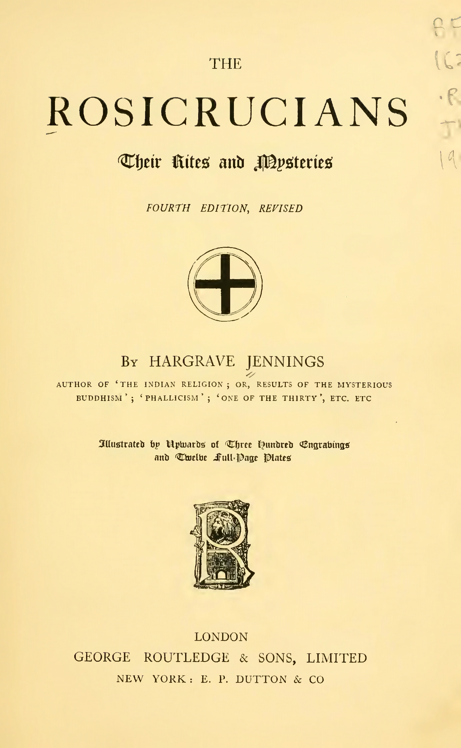Jennings, Hargrave - The Rosicucians-5_page-0001 The Rosicrucians